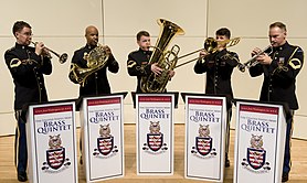 A picture of the United States Army Brass Quintet