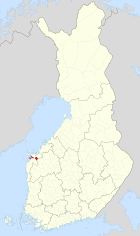 Lage von Vaasa in Finnland