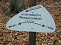 Hinweisschild am Quellen-Wanderweg zwischen Scheden und Jühnde