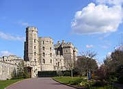 Britische Königsresidenz Schloss Windsor, ab 1350