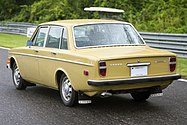 1971 Volvo 144S 4-door sedan, rear view.