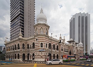 National Textile Museum in Kuala Lumpur, by Hubback, 1905. Originally as offices for the Federated Malay States Railways.