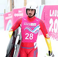 Darius Lucian Şerban beim Einsitzer-Wettbewerb