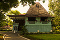 A nipa hut, the traditional house of the Philippines