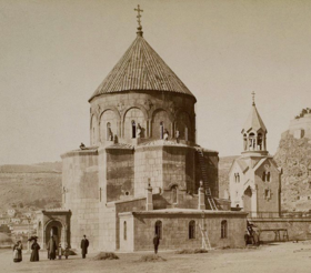 Armenian Cathedral of Kars at the end of the 19th century
