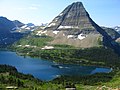 Bearhat Mountain rises over Hidden Lake