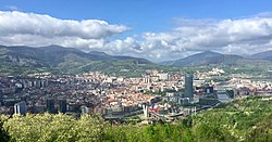 Bilbao, the largest city in the metropolitan area