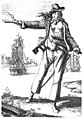 Image 16Pirate Anne Bonny (disappeared after 28 November 1720). Engraving from Captain Charles Johnson's General History of the Pyrates (1st Dutch Edition, 1725) (from Piracy)
