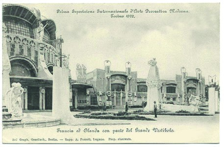 Postcard of the 1902 Turin Exposition