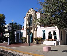 Claremont Train Station, a Spanish Renaissance-style building