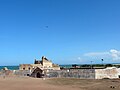 Fort Dansborg. Established in 1620 and partially renovated during 2002 by the Tranquebar Association. View from the governor's bungalow.