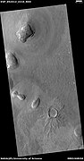 Crater, as seen by HiRISE under HiWish program