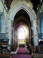 The interior of the Chancel, St. Margaret's in Bodelwyddan (1856–60)