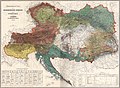 Austrian Empire ethnic map (1855)
