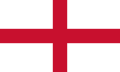 Georgskreuz der Flagge Englands
