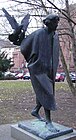 1978/1979: Franziskus, Bronze-Statue von Martin Mayer nahe der Kunsthalle in Mannheim