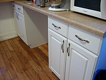 Picture of cabinets in a kitchen