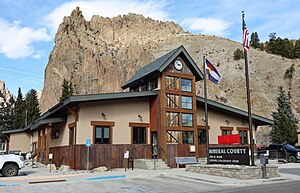 The Mineral County Courthouse in Creede