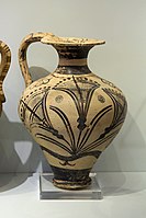 Floral Style ewer with papyrus, from Palaikastro, 1500-1450 BC
