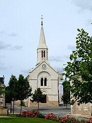 The church in Noyant-de-Touraine