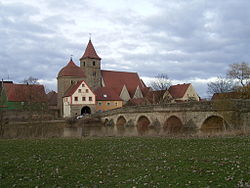 Ornbau with Altmühlbrücke