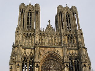 The towers of the west façade