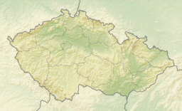 Location of the reservoir in the Czech Republic