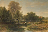 Willem Roelofs (1867): Landschap te Oosterbeek-Landschap met vee (provincie Gelderland), Amsterdam Museum.