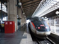 Gleis 14 mit TGV PSE (2012)