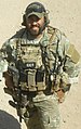 SSgt Robert Gutierrez in Afghanistan.