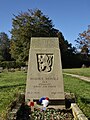 Grave of a Free Czechoslovak airman in St John's parish churchyard