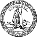 Seal of Virginia (1875)