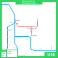 Streckenplan 1880