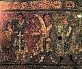 Central Asian men, detail of Sarira box.