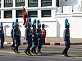 Colour guard of the 1st Cavalry Squadron, King's Guard