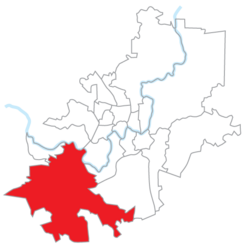 Location of Aukštieji Paneriai