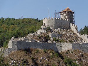 Stari Grad by Prince Nikola Altomanović in Užice, 14th century
