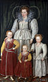 Anne, Lady Pope with her children, 1596, National Portrait Gallery, London