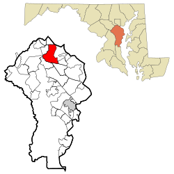 Location of Glen Burnie, Maryland