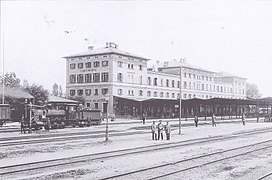 Bahnhof Donauwörth 1895