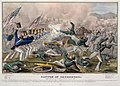 Battle of Churubusco, published by Nathaniel Currier 1847