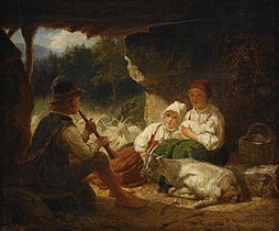 Sheppard Family with Goats (1863)