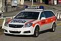 Schweizer Polizei-Einsatzfahrzeug der kommunalen Polizei von Muralto und Minusio in Locarno, Kanton Tessin