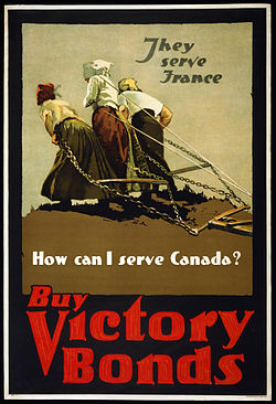 Canadian victory bond poster