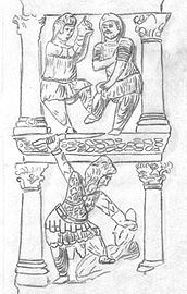Drawing of a relief