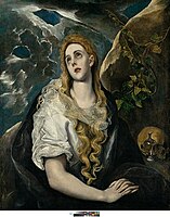 El Greco "Penitent Magdalene" a c.1580–1585 version