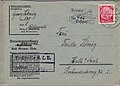 Häftlingsbrief aus dem KZ Ettersberg, korrigiert in Buchenwald