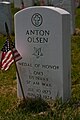 Medal of Honor recipient Anton Olsen, Cypress Hills National Cemetery