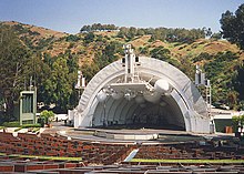 A wide shot of the Hollywood Bowl in 1993