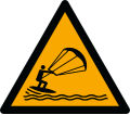 W062: Warnung vor Kitesurfern